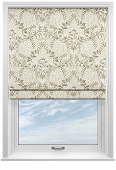 Laura Ashley Parterre, Natural - Twist&Fit Roman Blind